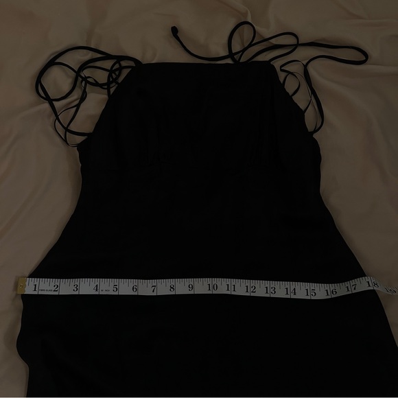 Zara Black Midi Slip Dress - Picture 6 of 6